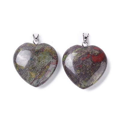 Natural Drangon Blood Pendants G-G956-B29-FF-1