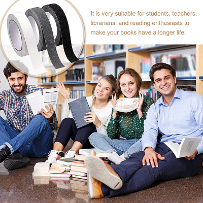 3 Rolls 3 Colors Bookbinding Repair Tape AJEW-GA0006-51-1