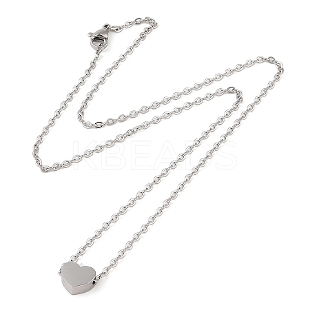 Non-Tarnish 304 Stainless Steel Pendant Necklaces LS-NJEW-P001-10P-1