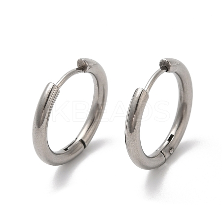 Tarnish Resistant 202 Huggie Hoop Earrings with 304 Stainless Steel Pins for Women EJEW-Q767-02F-P-1