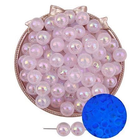 Luminous Acrylic Beads LUMI-PW0004-005C-1