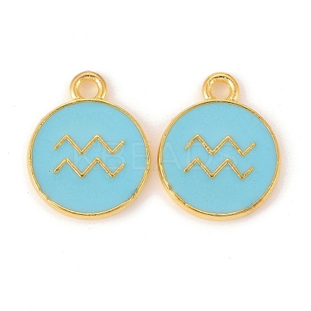 Alloy Enamel Pendants LS-ENAM-S124-01B-16J-1