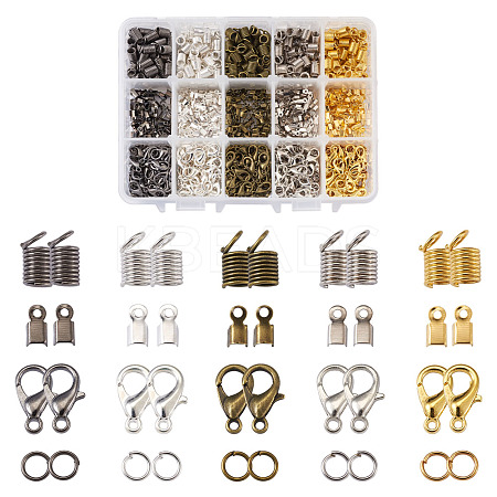  Jewelry DIY Jewelry Cord Ends Findings Kits DIY-PJ0001-06-1