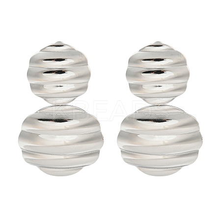 Tarnish Resistant 304 Stainless Steel Stud Earrings for Women EJEW-A108-12P-1