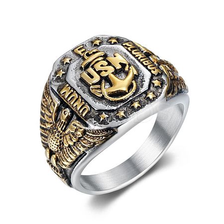 304 Stainless Steel Finger Rings for Men WG95800-09-1