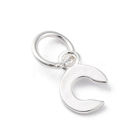 925 Sterling Silver Letter Charms LS-STER-C012-01S-C-1