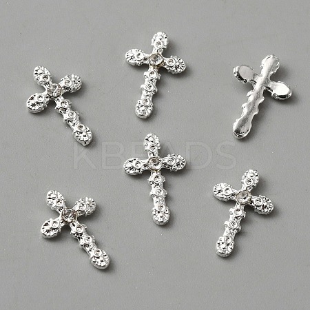 Alloy Rhinestone Cabochons MRMJ-WH0070-63S-1