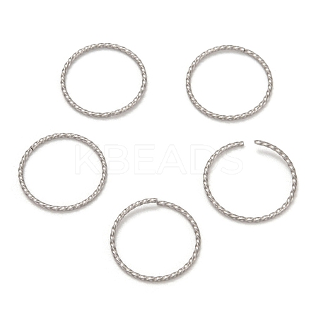 304 Stainless Steel Jump Rings STAS-L256-008P-1