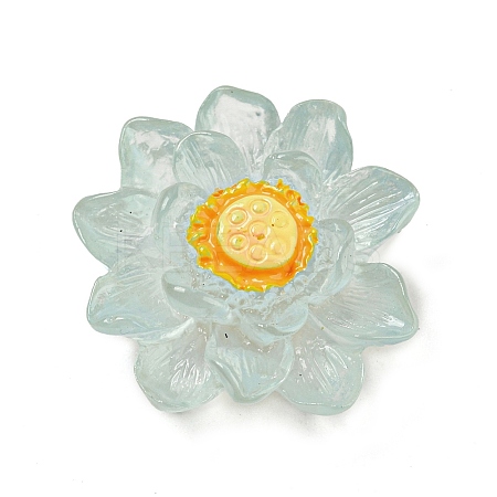 Luminous Transparent Resin Decoden Cabochons LS-CRES-F032-B02-1