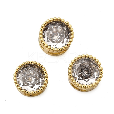 Brass Micro Pave Cubic Zirconia Charms KK-I360-075G-1