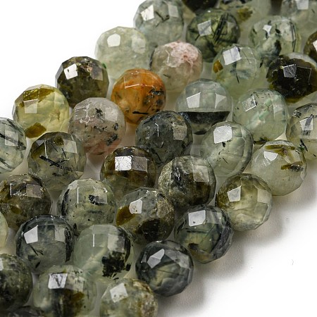 Natural Prehnite Beads Strands LS-G-G457-8mm-03F-01-1