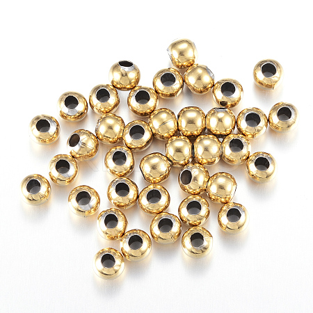 Round Ion Plating(IP) 304 Stainless Steel Beads LS-STAS-F105-03-5mm-1