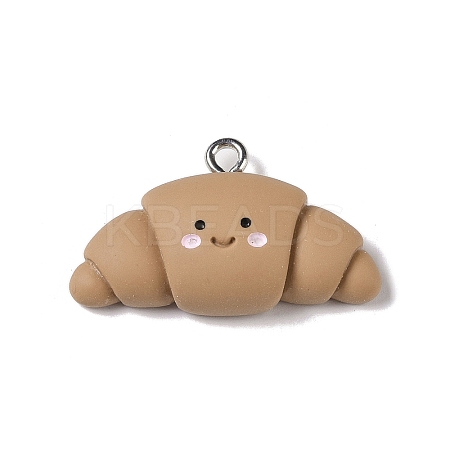 Opaque Resin Pendants RESI-S403-03K-1