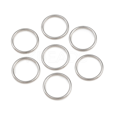 304 Stainless Steel Closed Jump Rings STAS-G393-06P-11-1
