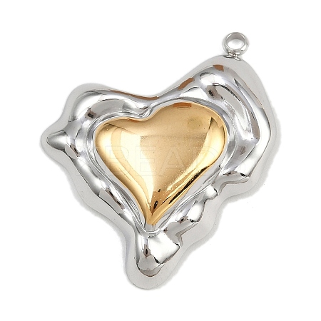 304 Stainless Steel Pendants X-STAS-K311-06PG-1