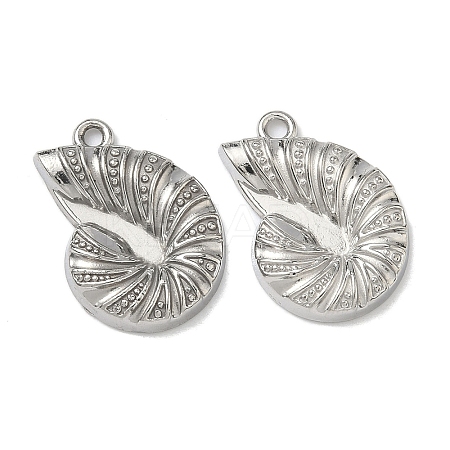 Ocean Theme 304 Stainless Steel Pendants STAS-I367-02P-07-1