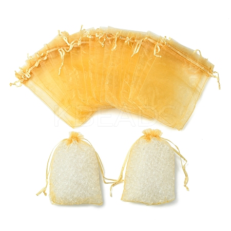 50Pcs Organza Bags Jewellery Storage Pouches Wedding Favour Party Mesh Drawstring Gift OP-FS0001-05B-1