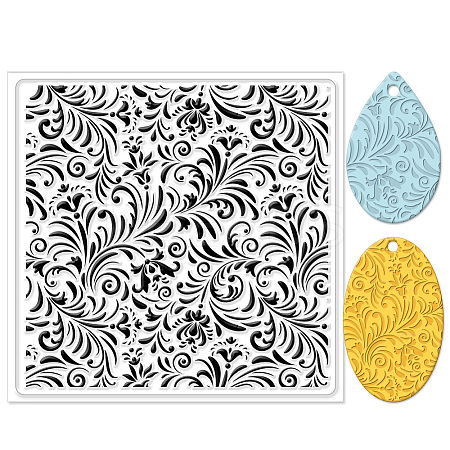 Silicone Clay Texture Mat AJEW-WH0447-007-1