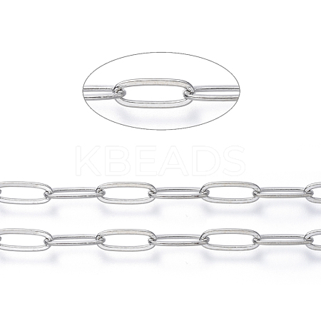 Brass Paperclip Chains X-CHC-S008-001B-P-1