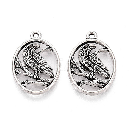 Tibetan Style Alloy Pendants TIBE-N014-08AS-1
