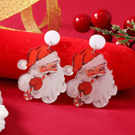 Christmas Acrylic Stud Earrings SK8065-17-1