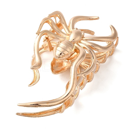Halloween Alloy Claw Hair Clips for Women Girls AJEW-A056-06D-G-1