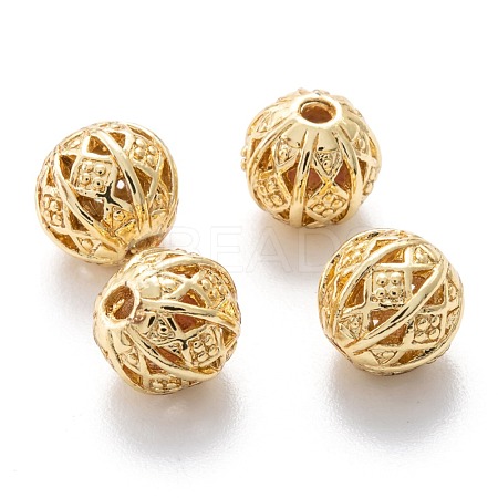 Alloy Hollow Beads PALLOY-P238-06G-RS-1