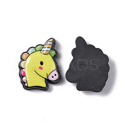 Opaque Resin Cabochons LS-RESI-C027-05C-1