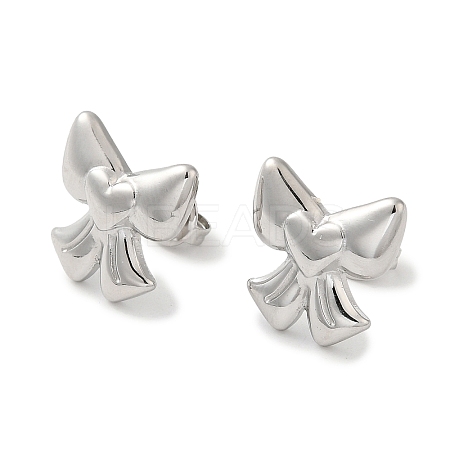 Non-Tarnish 304 Stainless Steel Stud Earrings for Women EJEW-G364-07P-1