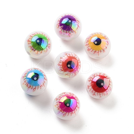 UV Plating Acrylic Beads OACR-S140-02-1