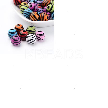 Opaque Acrylic Beads SACR-TAG0001-03-1