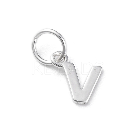 925 Sterling Silver Letter Charms LS-STER-C012-01S-V-1
