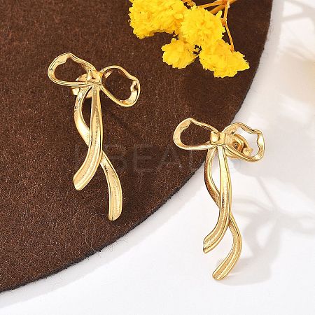 304 Stainless Steel Stud Earrings LS-EJEW-I318-02G-01-1