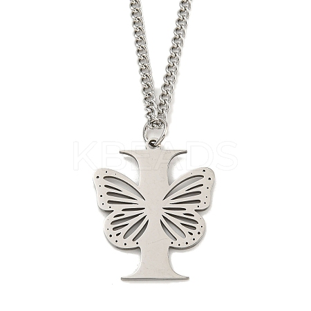 201 Stainless Steel Necklaces NJEW-Q336-01I-P-1