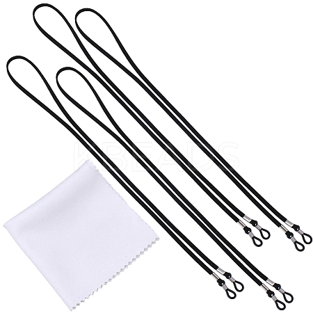 4Pcs Faux Suede Neck Strap for Eyeglasses AJEW-CL0001-47-1