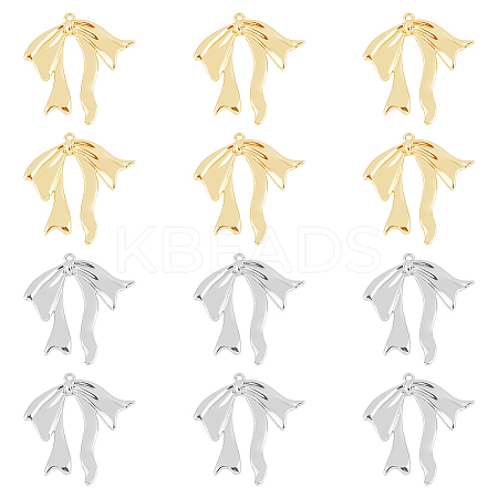 24Pcs 2 Colors Rack Plating Alloy Pendants FIND-DC0005-56-1
