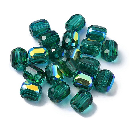 AB Color Plated Glass Beads GLAA-F108-12B-07-1