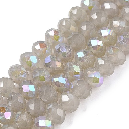 Electroplate Glass Beads Strands EGLA-A044-J6mm-L10-1