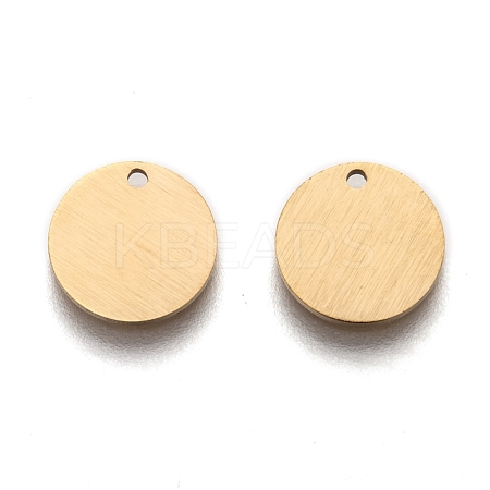 Ion Plating(IP) 304 Stainless Steel Pendants STAS-O133-06A-G-1