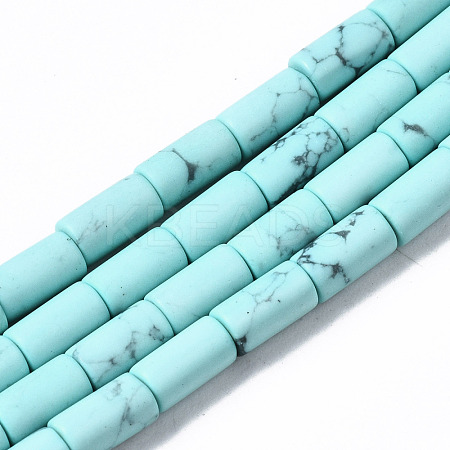 Synthetic Turquoise Beads Strands G-S366-076B-1