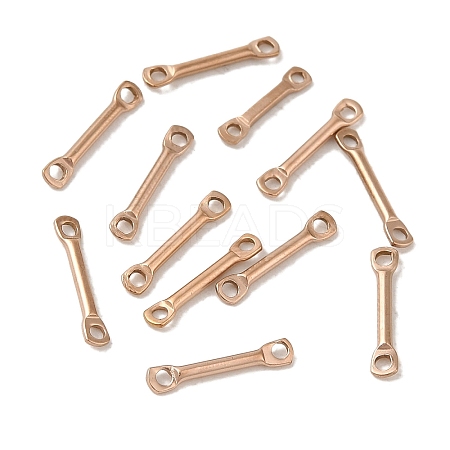 Ion Plating(IP) 304 Stainless Steel Connector Charms STAS-Q323-06A-RG-1