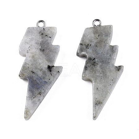Natural Labradorite Pendants G-N332-53-A16-1