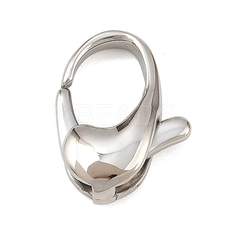 316 Stainless Steel Lobster Claw Clasps STAS-C154-02A-P-1