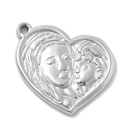 304 Stainless Steel Pendants STAS-Z121-30P-1