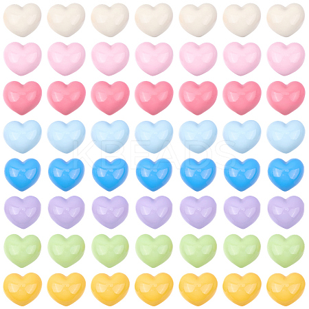 150Pcs Cartoon Opaque Resin Cabochons RESI-SC0036-53-1