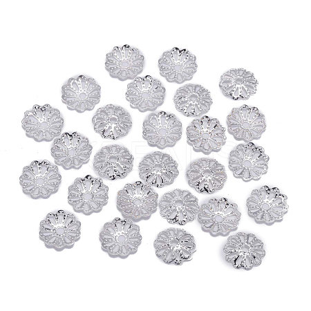 Iron Flower Bead Caps WG30356-12-1