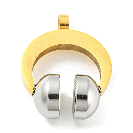 Ion Plating(IP) 304 Stainless Steel Pendants STAS-M329-04G-1