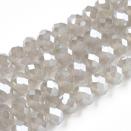 Electroplate Glass Beads Strands EGLA-A034-J4mm-A15-1