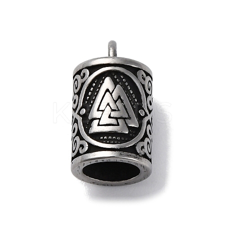 304 Stainless Steel Pendants STAS-D301-08AS-03-1