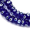 Handmade Evil Eye Lampwork Beads Strands LAMP-A007-02B-01-3